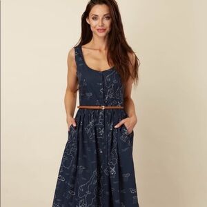 Sugarhill Beatrice Map Dress